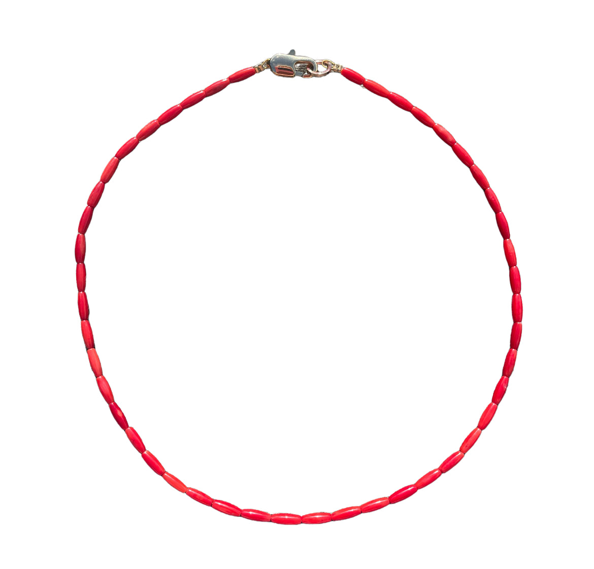 Red coral necklace